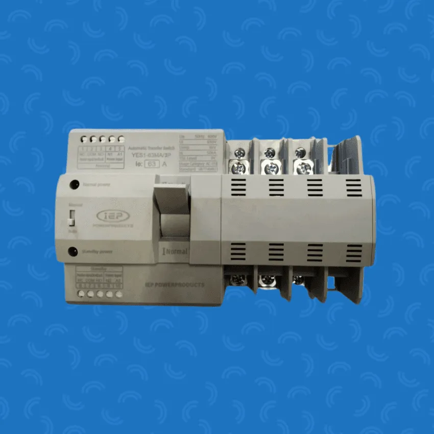 The New YES1-GP 63AMP 3-POLE Automatic Changeover Switch