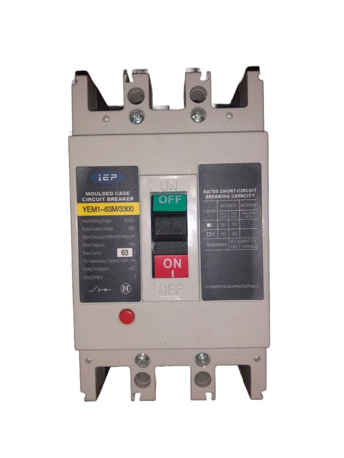 63Amp 3-Pole Moulded Case Circuit Breaker