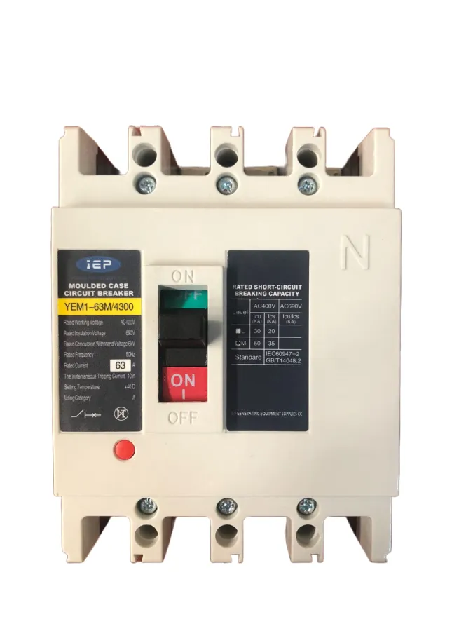 63Amp 4-Pole Moulded Case Circuit Breaker