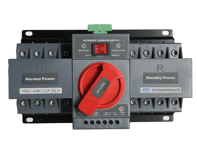 YEQ1-GP 63AMP 4-POLE Automatic Changeover Switch - IEP Power Products